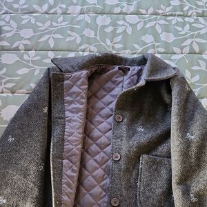 Stylish Gray Pea Coat